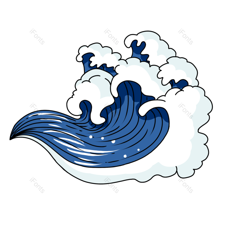 蓝色图片,浪花元素,海浪PNG,免抠素材